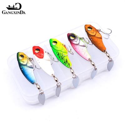 China Zinc Alloy Ready Stock Metal VIB Lures Vibration Spinner Hard Lures FishingBass VIB Bait Crankbaits Sinking Fishing Lures Artificial Bait for sale