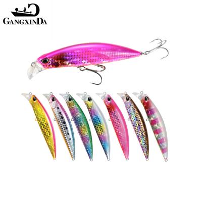 China Wholesale Hard Plastic 95mm 30g ABS GXD Saltwater Fishing Lures Artificial Crankbait Trout Peche Hard Bait Floating Big Plastic Bait for sale