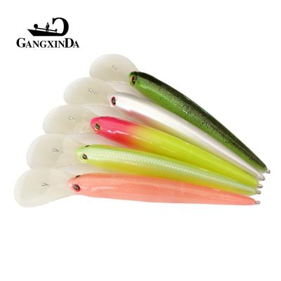 China ABS GXD Hard Plastic Saltwater Floating Noctilucent Artificial Minnow 119mm 17g Hard Plastic Bait Fishing Lures for sale