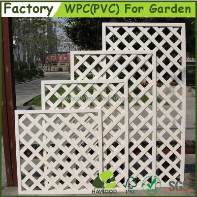 China Easily Assembled High Quality Easily Assembled PVC Lattice Trellis Barrier for sale