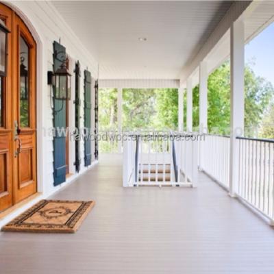 China Porch Flooring / Garden Porch Plastic Composite Flooring / Outdoor WPC (PVC) Wood Flooring for sale