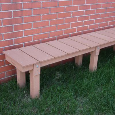 China Outdoor Weather Furniture WPC Wood Plastic Composite Modern Outdoor Bench for sale