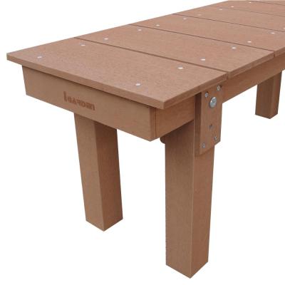 China Outdoor Weather Furniture 1800mm Length Easily Assembled WPC Wood Plastic Composite Garden Bench for sale