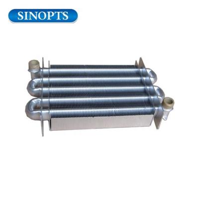 China Long Life Brass Heat Exchanger With 17 To 34kW Capacity Suitable For Gas Boiler for sale