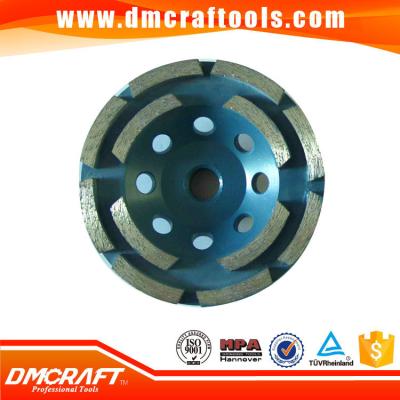 China Double Row Diamond Grinding Cup Wheel for sale