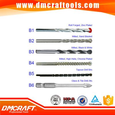 China High carbon steelstraight shank Carbide Tip Sandblasted Masonry Drill Bit for sale