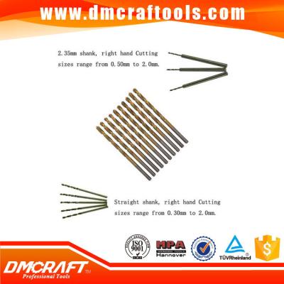 China DIN338 HSS Fully Ground Mini Twist Drill BitS for sale