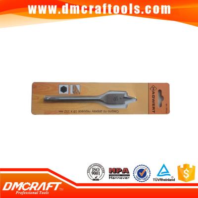 China High carbon steel Hex Shank Woodworking Flat Drill Bit for sale