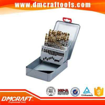 China 25pcs hss twist drill bits set for sale