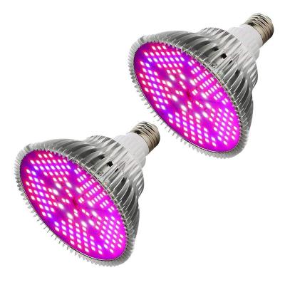 China FLOWER E26/E27 Full Spectrum Phytolamp Growing Lamp For Indoor Seeds Flower Veg Greenhouse Planting 150LEDS 100W LED Grow Light Bulb for sale