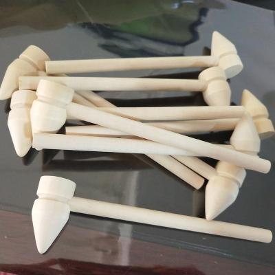 China Europe Mini Toy Wooden Hammer Kids Wooden Mallet Small Toy Gavel Crab Mallet Pounding Hammering Toys for Children or Boys or Girls for sale