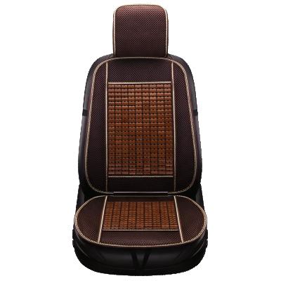 China 2022 Sports Car Cushion Bamboo Car Cushion With Breathable Strap Cool Seat Cover Cushion for sale