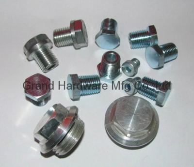 China hydraulic steet plug custom oil drain steel nickel plated plugs SS304 plugs for sale