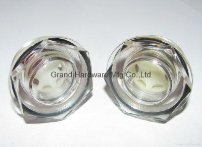 China Polycarbonate Oil Sight glass bsp thread G1/2 G1/8 G3/4 G1