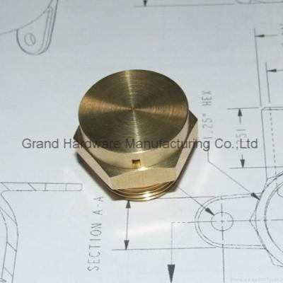 China M33X1.5 male metric thread brass breather drain plugs for gearbox hydraulic cylinders breather vent plugs for sale