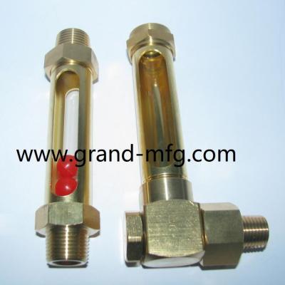 China Brass oil level gauge in male NPT,BSP,G thread1/8