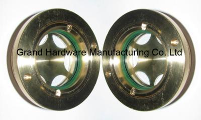 China Circular brass oil sight glass,bsp thread oil levels,G thread brass oil sight glass gauge supplied 1/2