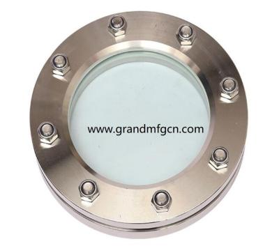 China Stainless steel 304 316 flange visual sight glasses for equipments for sale