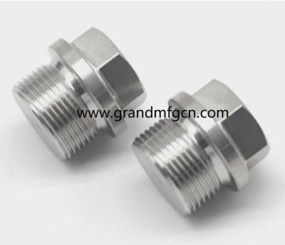 China hydraulic SUS304 plug custom SS304 stainless steel hexagon plugs square plug for sale