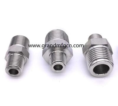 China female and male thread OEM,ODM stainless steel precision machined parts natural finishing for sale