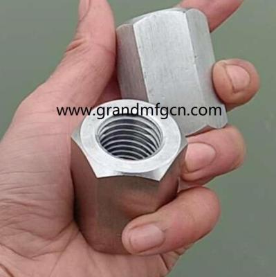 China male thread OEM,ODM stainless steel precision machined & turned down parts natural finishing SS304 connector fittings for sale