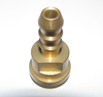 China custom precision brass machined parts quality brass turned parts elbow thread connectors brass fittings for sale