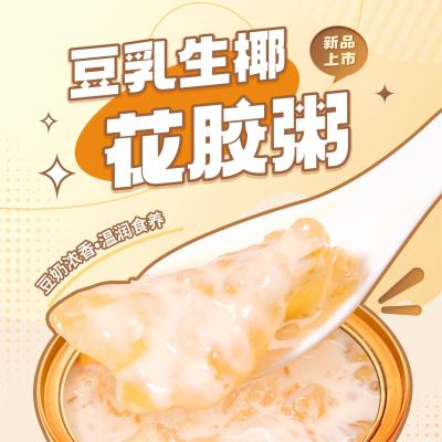 China Bebida de nido de pájaro instantánea guisada Porridge de pez con leche cruda de coco de soja Desayuno nutritivo en venta