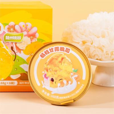 China Zero Additive Mango Pomelo Sago Dessert With Peach Gum Instant Meal Replacement for sale