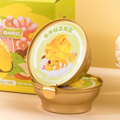 China Ginger Jujube Stewed Peach Gum Dessert Collagen Instant Food for sale