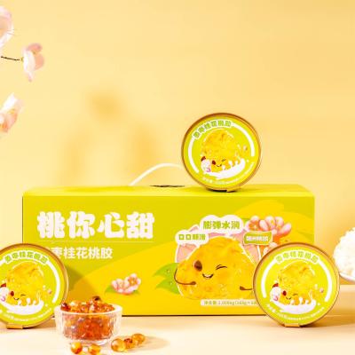 China HACCP Instantfood Produkte Ingwer Jujube Osmanthus Pfirsich Kaugummi Pudding Dessert zu verkaufen