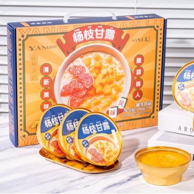 China Instant Mango Sago Pomelo Chinesische Mango Dessert Mango Sago Dessert in Dosen Instant Tropischer Dessert Premium Mango Sago zu verkaufen