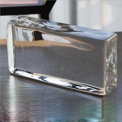 China Wholesale Modern Hot-melt Glass Cube Brick Crystal Glass Block /brick For Decoration Wall Hotel Decoration for sale