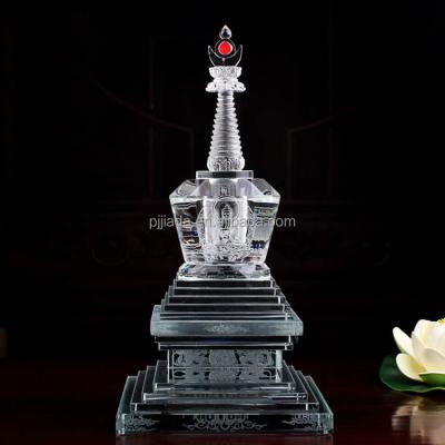 China 2017 wholesale new design china promotion crystal tower for buddhism for sale