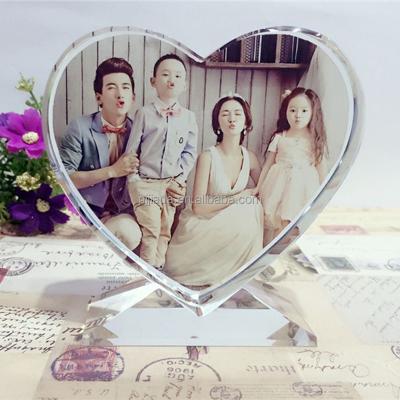 China Best Selling China Wedding Table Centerpiece Crystal Photo Frame For Keepsake for sale