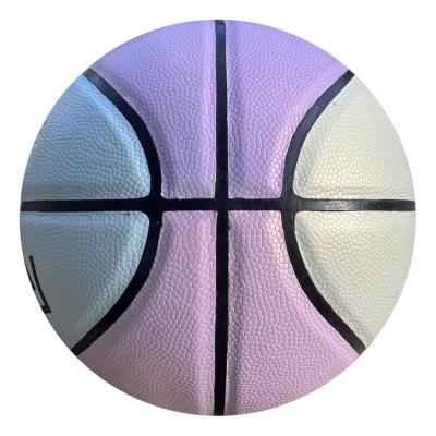 China Discolored Logo Basketball Will Change Color When It Comes To Lightweight Cherry Pollen Size 5 Basketball for sale