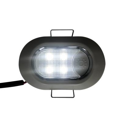 China Factory Direct Manufacturer Universal Auto Parts Bus Auto Parts Roof Lamp Car Round Ceiling Light for sale