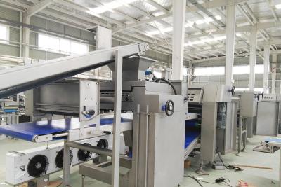 China 304 Stainless Steel Industrial Pita Production Line For 15 Cm Diameter Pita Bread for sale