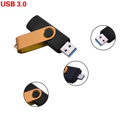 China Metal OTG USB 3.0 Metal Flash Drive for Android Smart Phone App 32GB 16GB 8GB 4GB Pendrive Dual Photography for sale