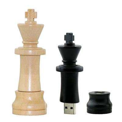 China 4Gb Flash Drive Customized Wooden Wooden Chess 8Gb 16Gb 32Gb 64Gb 2.0 3.0 USB for sale