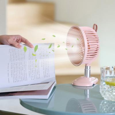 China 2022 New Product Summer Mini Portable Electric Adjust Table Fan USB Personal Battery Shaking Clip Fan for sale