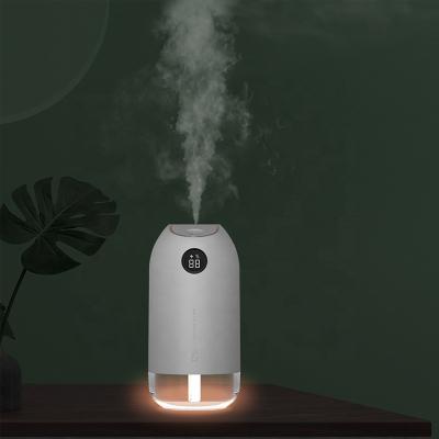 China New Mini Ultrasonic Air Cool Mist Humidifier Portable Rechargeable USB Night Light Humidifier for sale