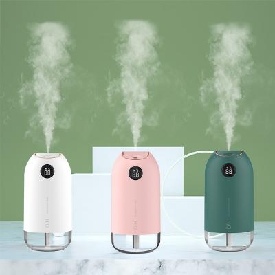 China New arrival portable dual mist humidifier usb ultrasonic humidifier for sale