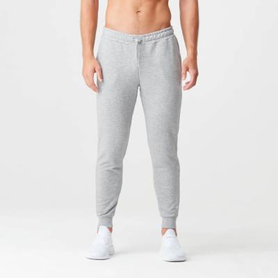 China Wholesale High Quality Men's Cotton Custom Sweatpants Sports Joggers Original Slim Fit Classic Gray Joggers Pants for sale