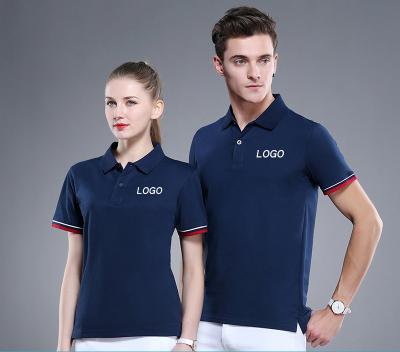 China Wholesale Mens Lady Plus Size Summer LOGO Tops Team Company Custom OEM Anti-Wrinkle Anti-Wrinkle Design Embroidery Women's Polo T-Shirt for sale