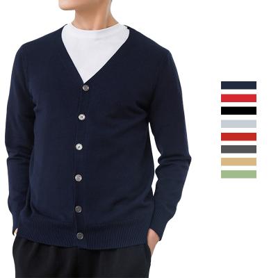 China New Arrival Anti Shrink Autumn Button Wool Fleece Men Anti Shrink Knitted Sweater Cardigan Jacket Coat for sale