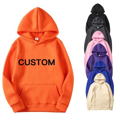 China Hot Wholesale Custom Print High Quality Men's 100% Cotton Anti-Wrinkle Anti-Wrinkle Embroidery Pullover Hoodies for sale