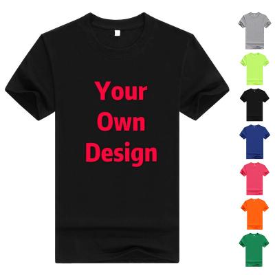 China Factory Wholesale Custom Anti Wrinkle Anti Wrinkle Printing Solid Color Logo Oversized T Shirt Designs Custom Blank Sublimation Mens T Shirt For Sale for sale