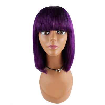 China Factory Price Fashion Silky Straight 100% Hair New BOB Wigs Human Virgin Hair en venta