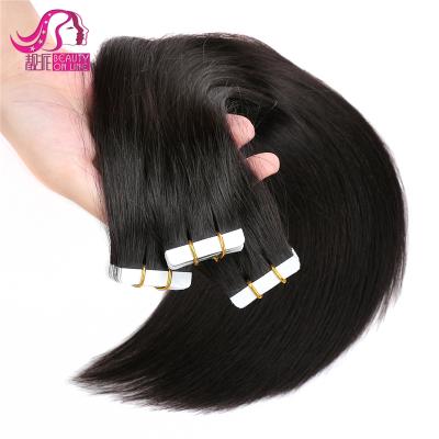 Chine Wholesale 9A Silky Straight Russian Remy Tape Hair Extensions Double Wave Tape In Virgin Human Hair Tape In Hair Extensions à vendre