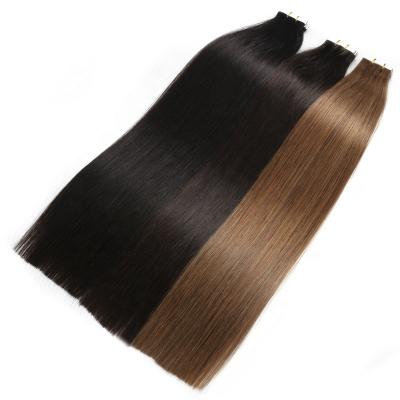 Chine Silky Straight Wave Multiple Colors Double Drawn Tape In Hair Extension  Tape Hair Extension à vendre